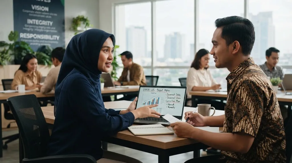 Sikap Jujur dan Bertanggung Jawab. (AI Generated)