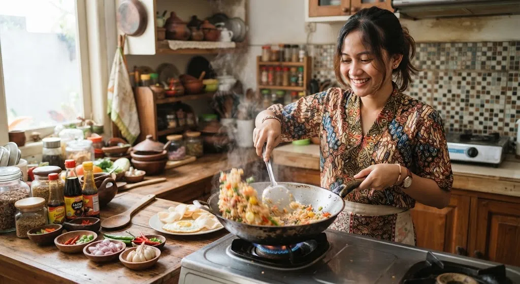 Terbiasa Menentukan Pilihan Makanan Sendiri - AI generated
