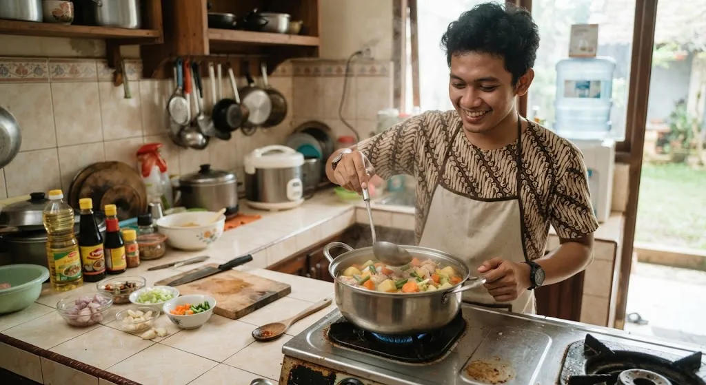 Menyesuaikan Porsi dengan Kebutuhan - AI generated