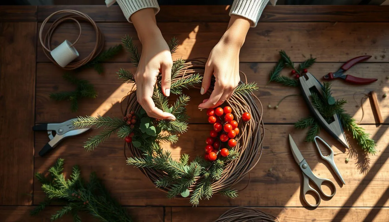Manfaat yang Didapat dari Membuat Christmas Wreath (c) Ilustrasi AI