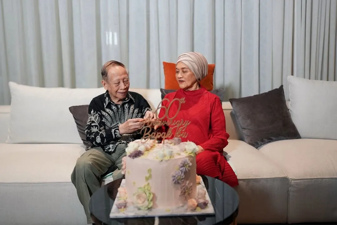 Momen perayaan 60 Tahun Pernikahan