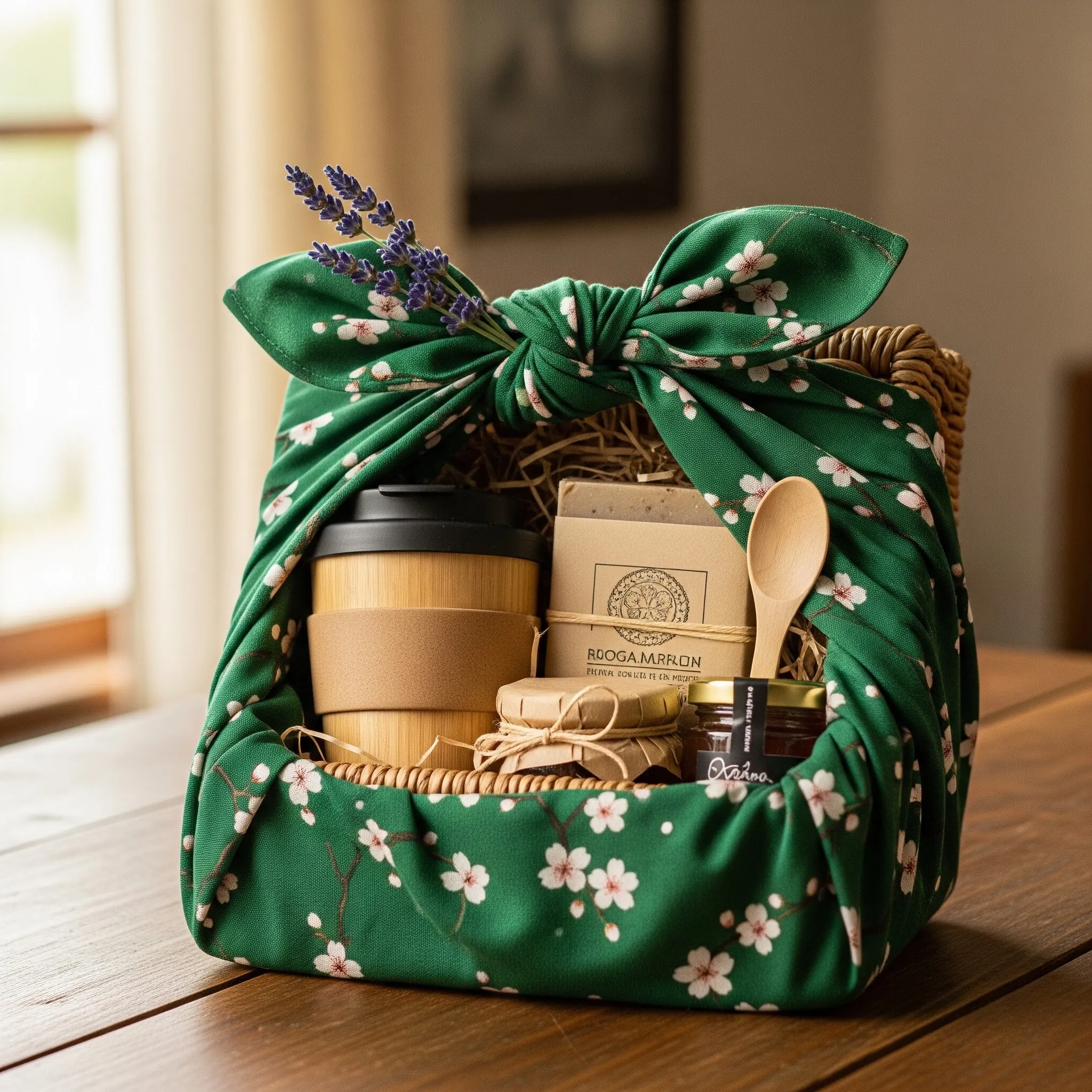 Bungkus Kain Furoshiki (credit: image by AI)