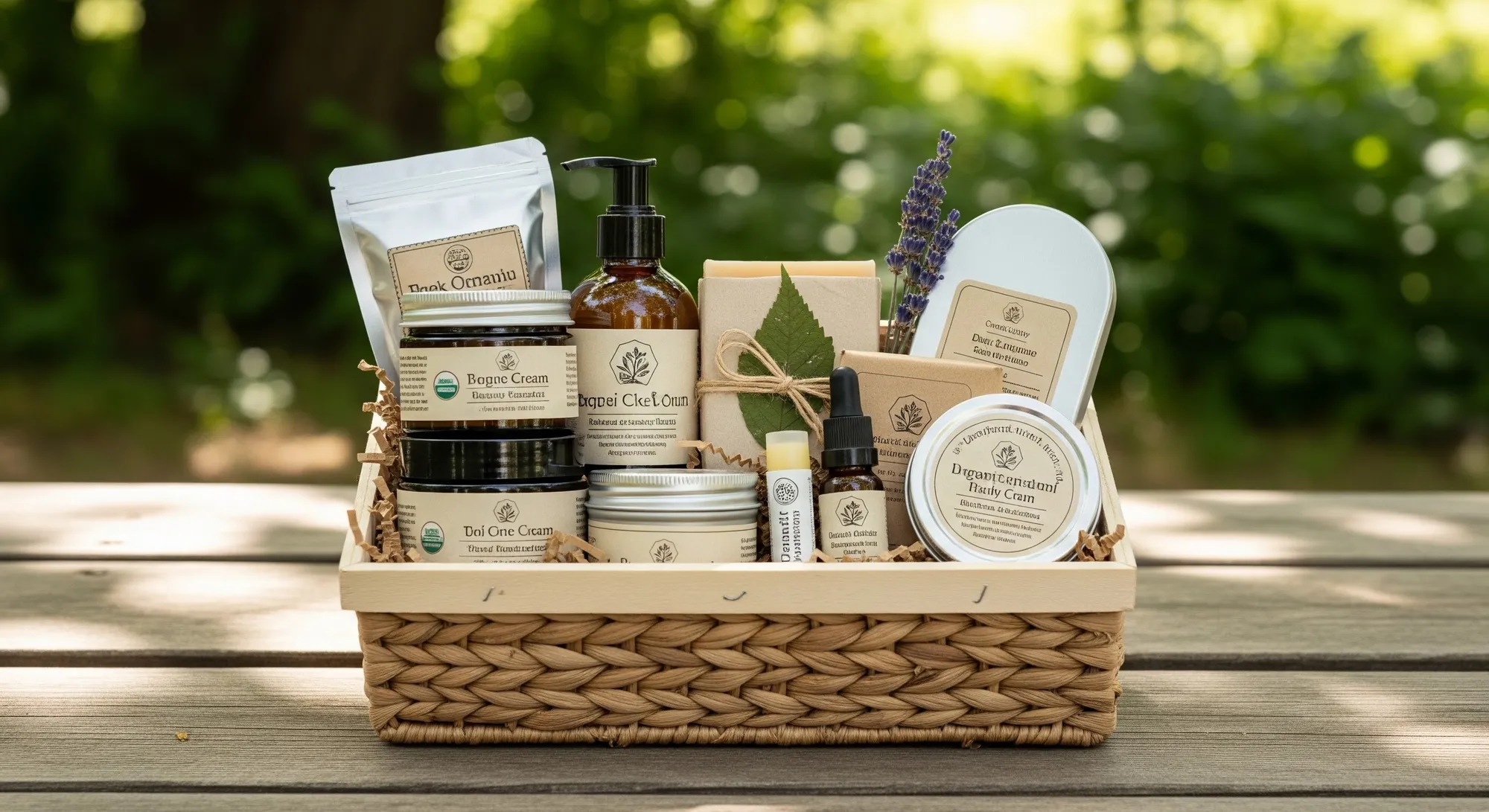 Produk Perawatan Tubuh (Skincare/Body Care) Organik (credit: image by AI)