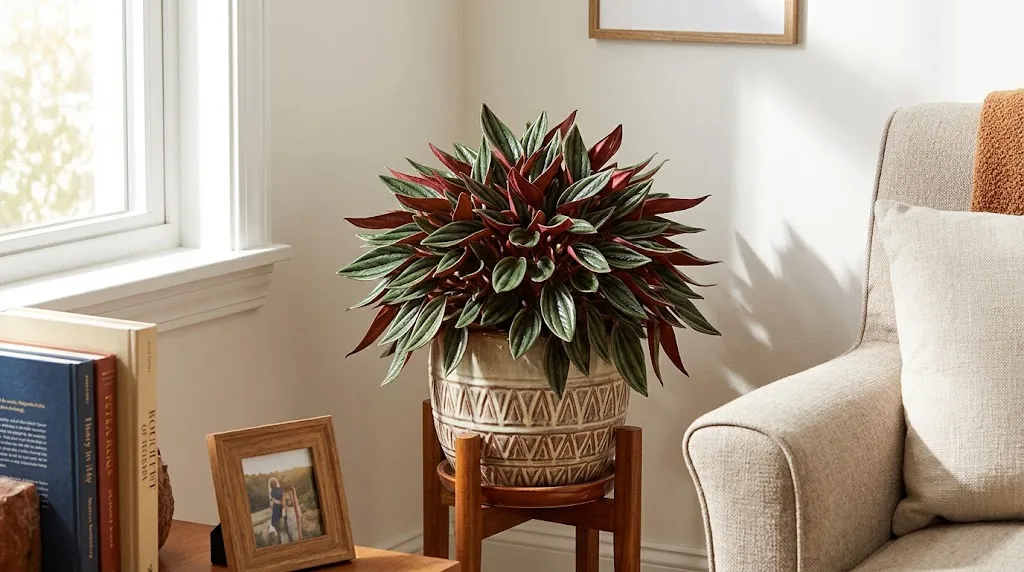 Peperomia ‘Rosso’. [AI Generated]