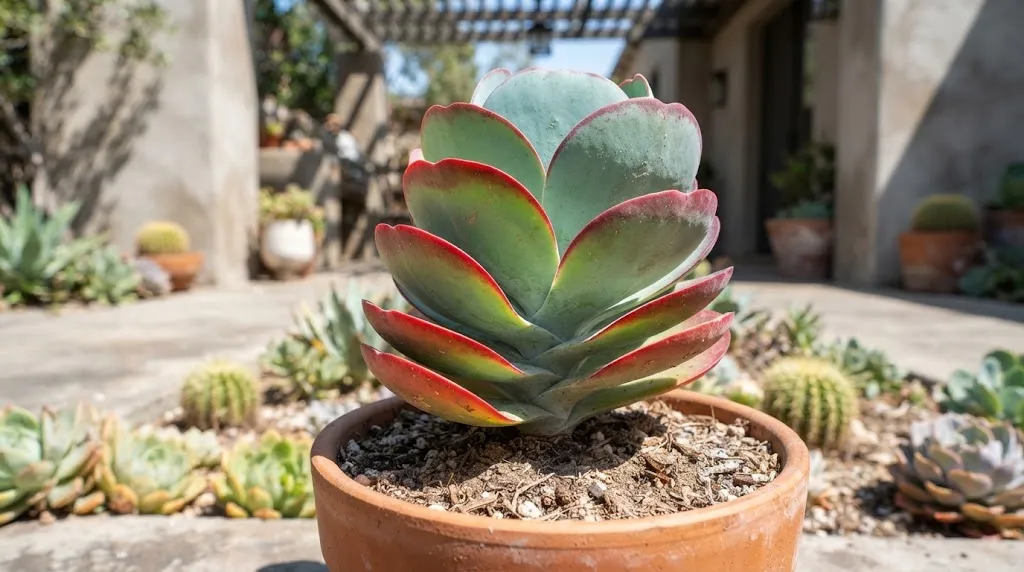 Paddle Plant (Kalanchoe thyrsiflora). (AI Generated)