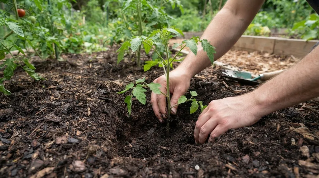 Tips Membuat Tanaman Tomat Cepat Berbuah (AI Generated)