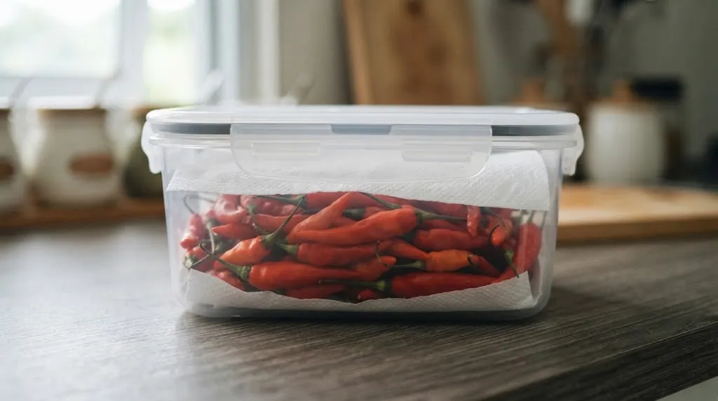 Melapisi Dasar dan Penutup Wadah dengan Tisu Dapur. (AI Generated)