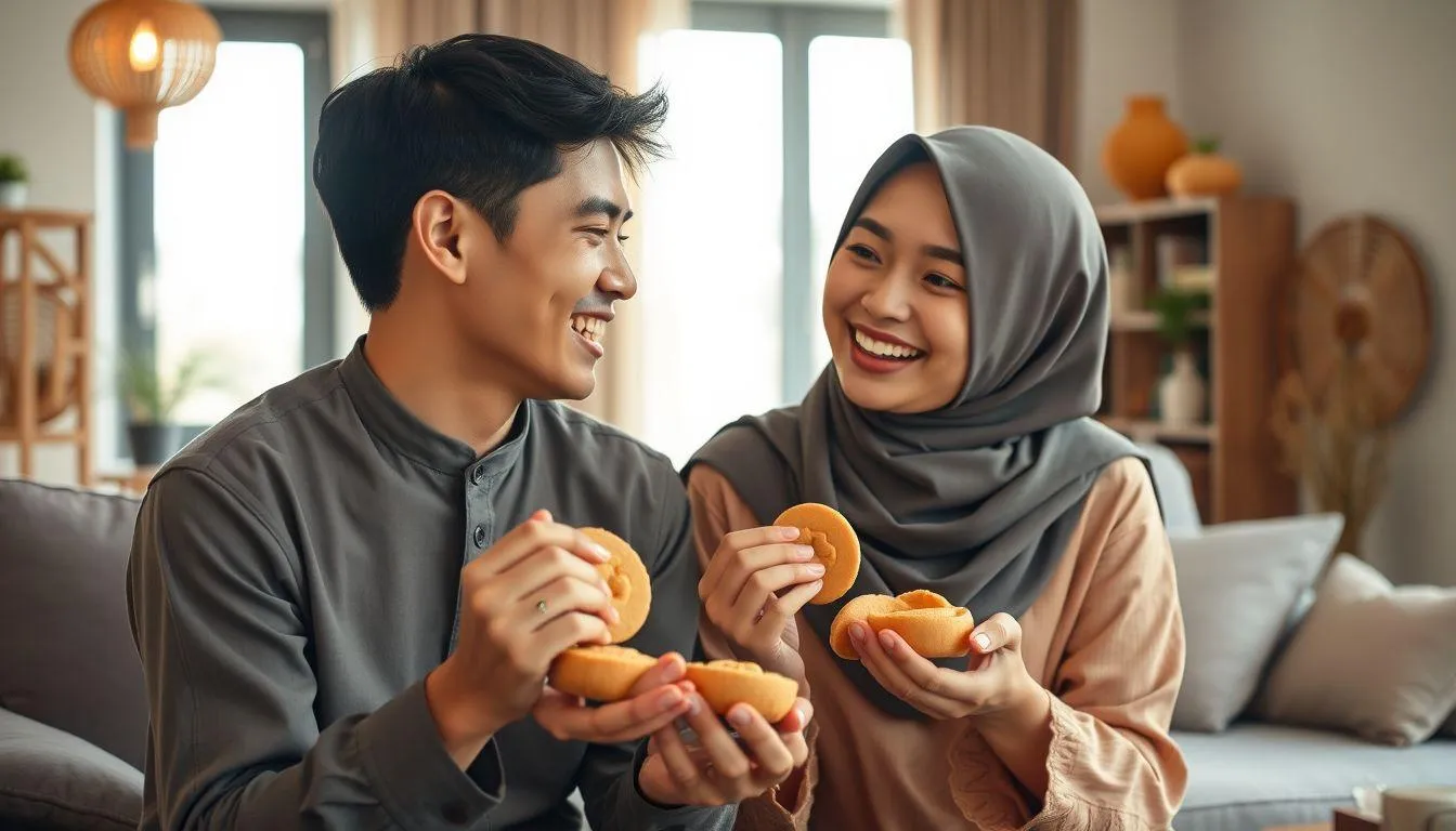 Kata Kata Lebaran 2026 untuk Pacar Bernuansa Jenaka tapi Tetap Manis (c) Ilustrasi AI