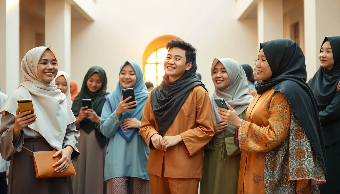 Kata Kata Takbir Idul Fitri untuk Anak Muda dan Gen Z (c) Ilustrasi AI