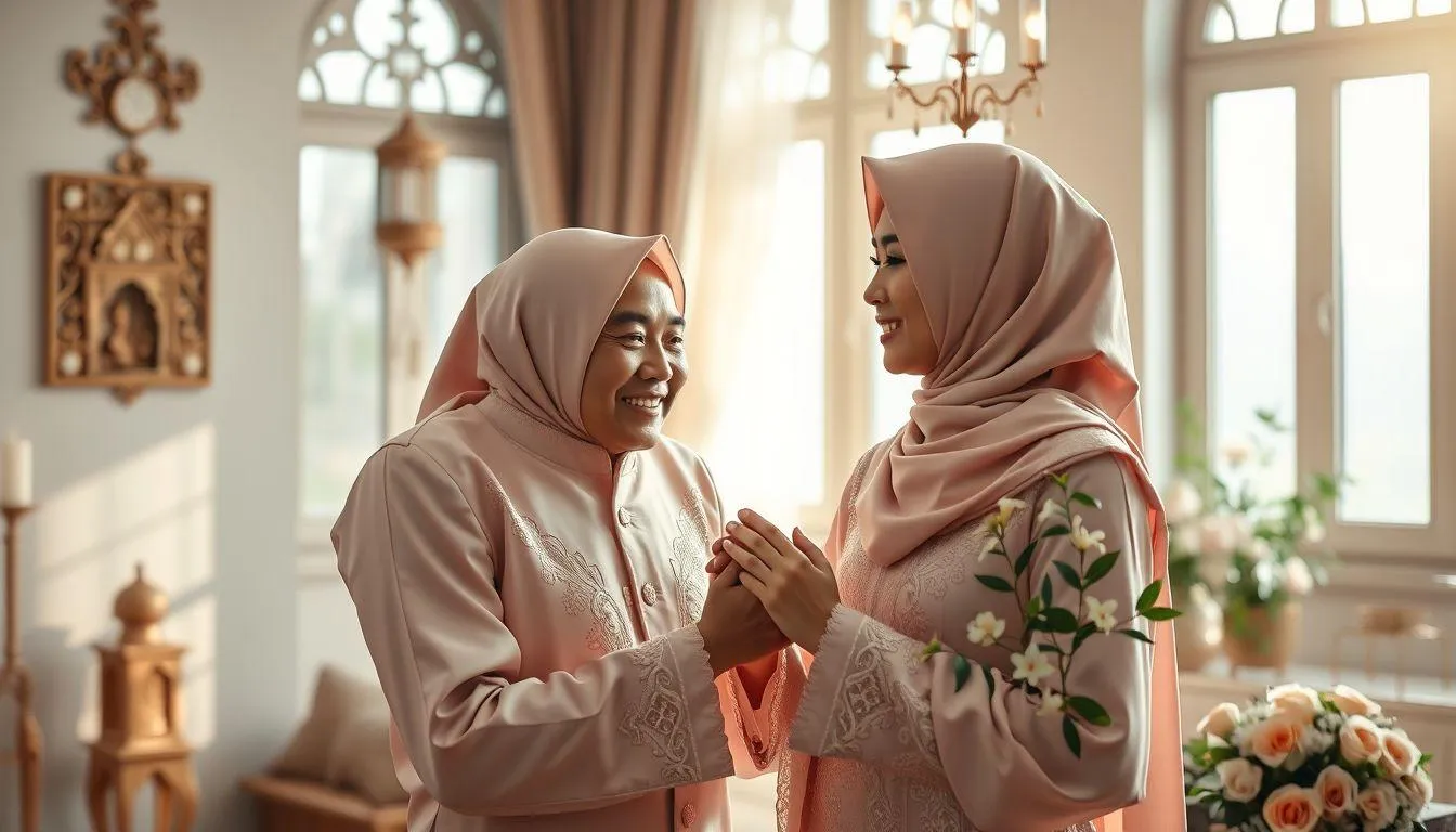 Pantun Idul Fitri Romantis untuk Pasangan (c) Ilustrasi AI