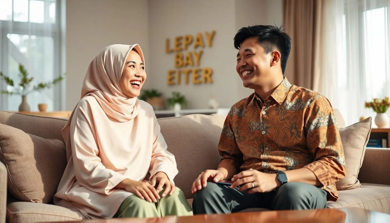 Ucapan Idul Fitri ke Pacar yang Lucu dan Menghibur (c) Ilustrasi AI