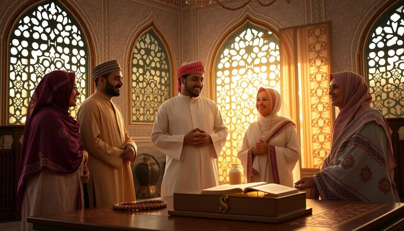 Ucapan Idul Fitri untuk Orang Tua dalam Bahasa Arab dan Artinya (c) Ilustrasi AI