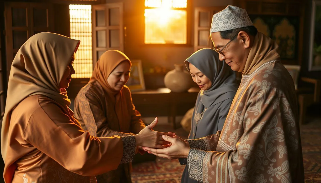 Fakta Menarik tentang Tradisi Ucapan Lebaran (c) Ilustrasi AI