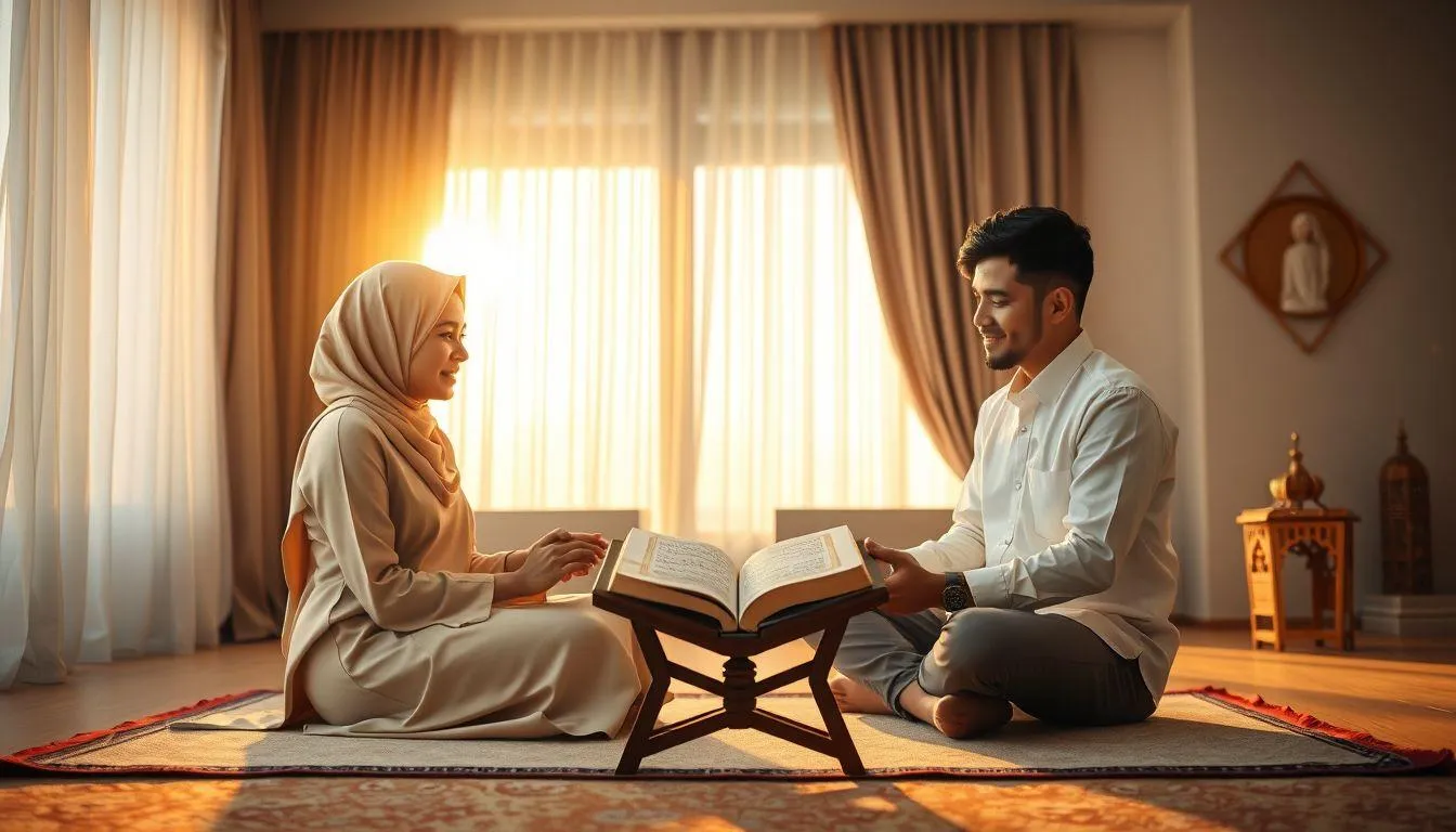 Ucapan Idul Fitri Islami Mendalam untuk Pasangan (c) Ilustrasi AI