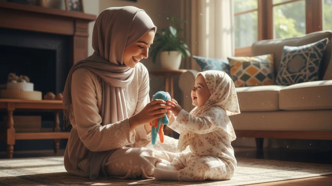 Daftar 73 Nama Bayi Perempuan Islami Tercantik Awalan S (c) Ilustrasi AI