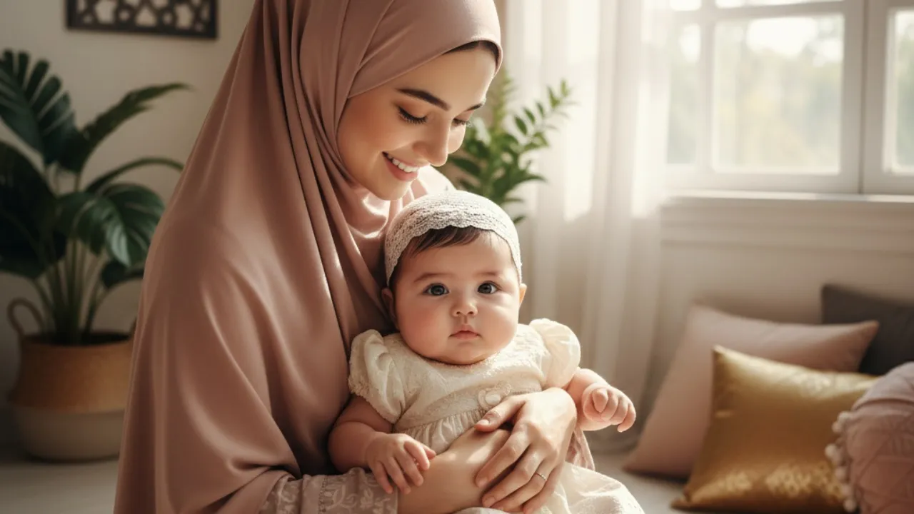 Tren Nama Bayi Perempuan Islami Modern (c) Ilustrasi AI
