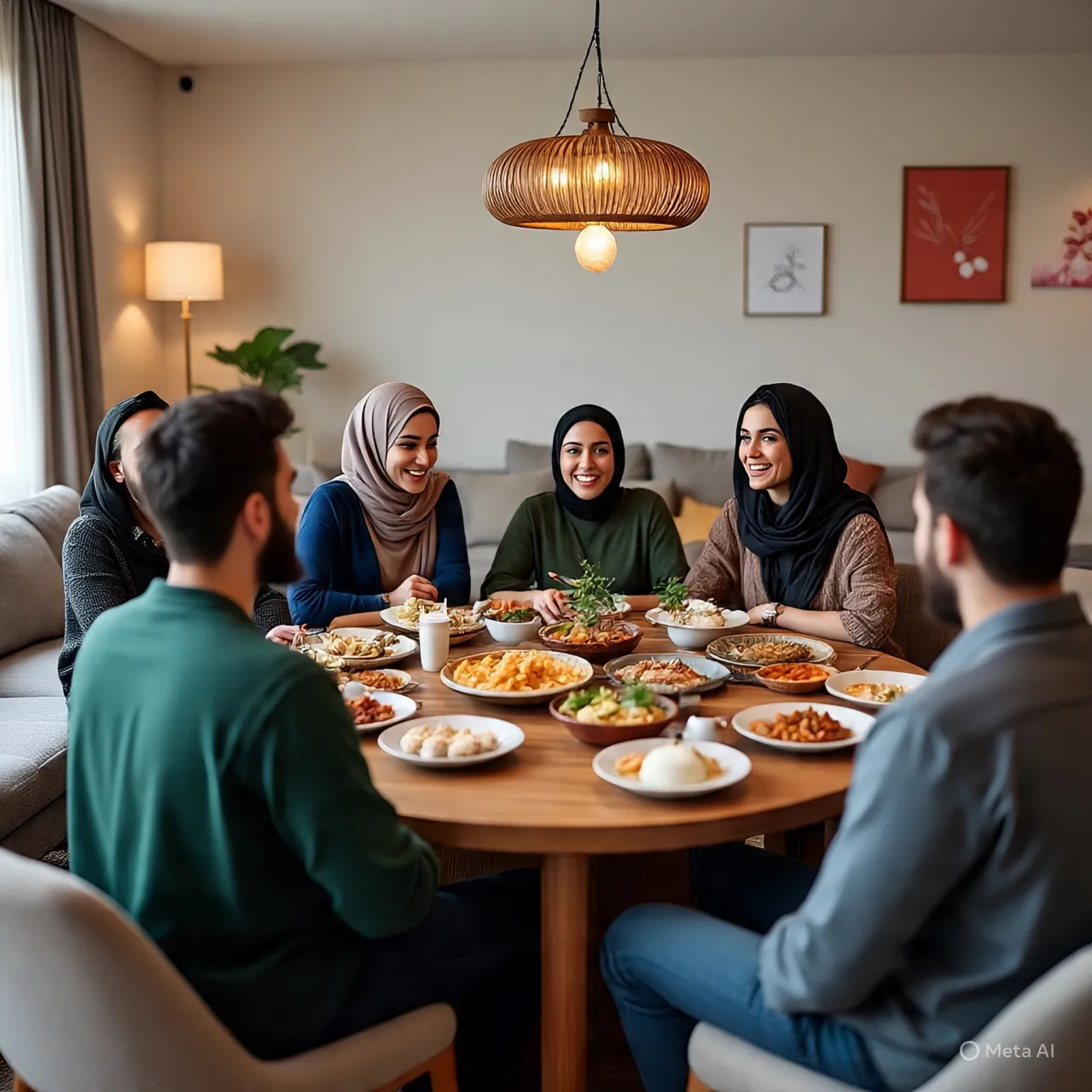 Tips Menggunakan Kata-Kata Lebaran untuk Teman (c) Ilustrasi AI