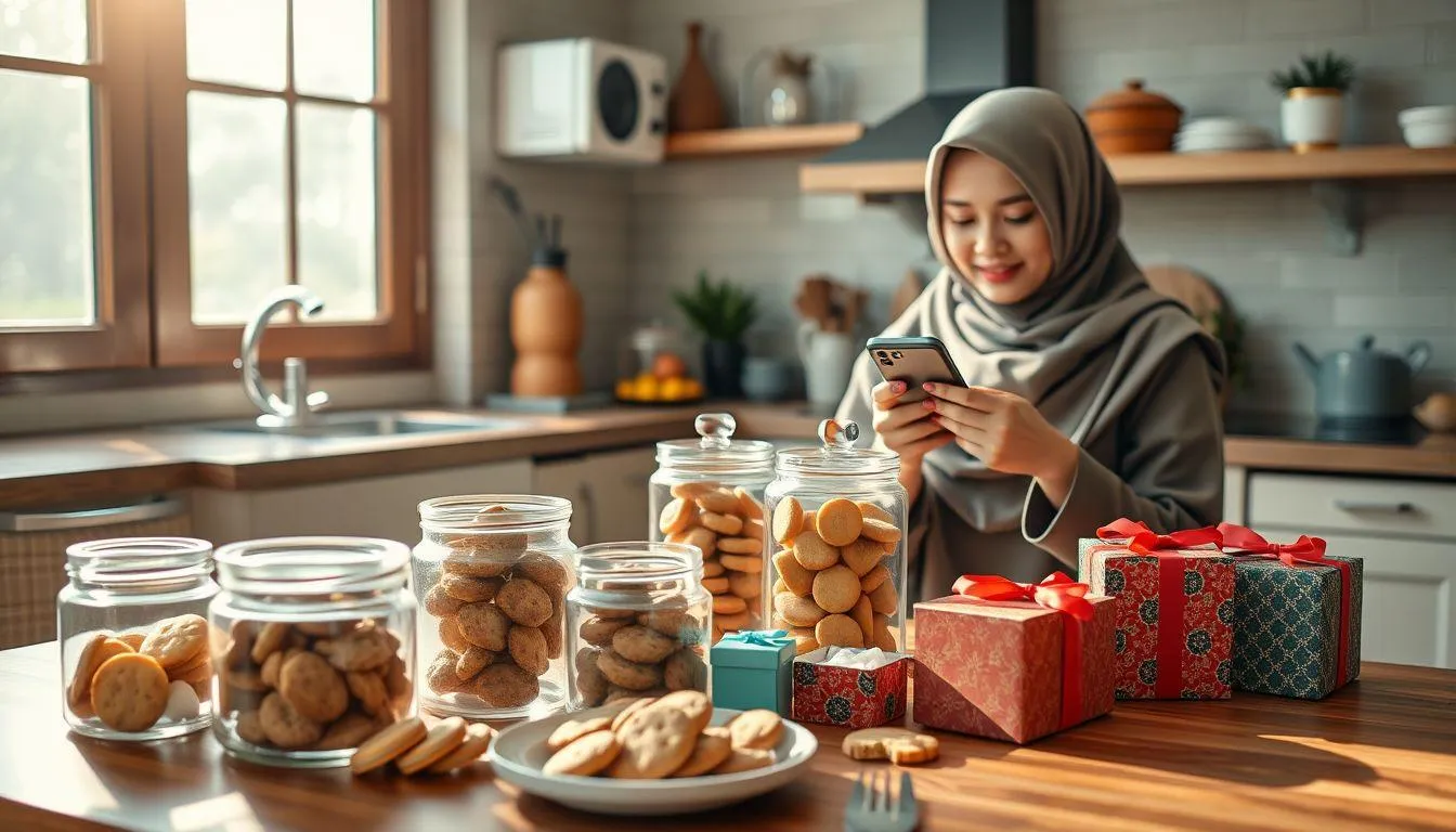 Kata Kata Promosi Kue Lebaran untuk WhatsApp dan Status WA (c) Ilustrasi AI