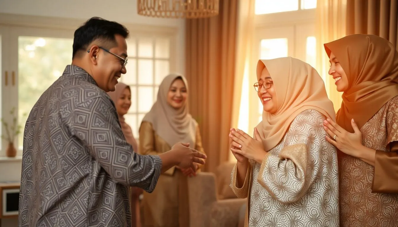 Ucapan Balik Idul Fitri Singkat untuk WhatsApp dan Media Sosial (c) Ilustrasi AI