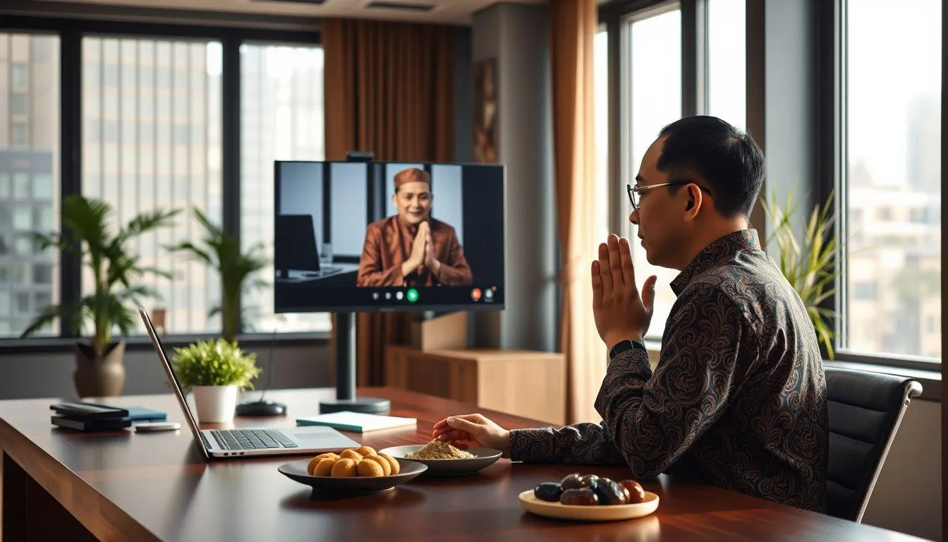 Ucapan Idul Fitri untuk Bos dalam Bahasa Jawa Halus (Krama Inggil) (c) Ilustrasi AI