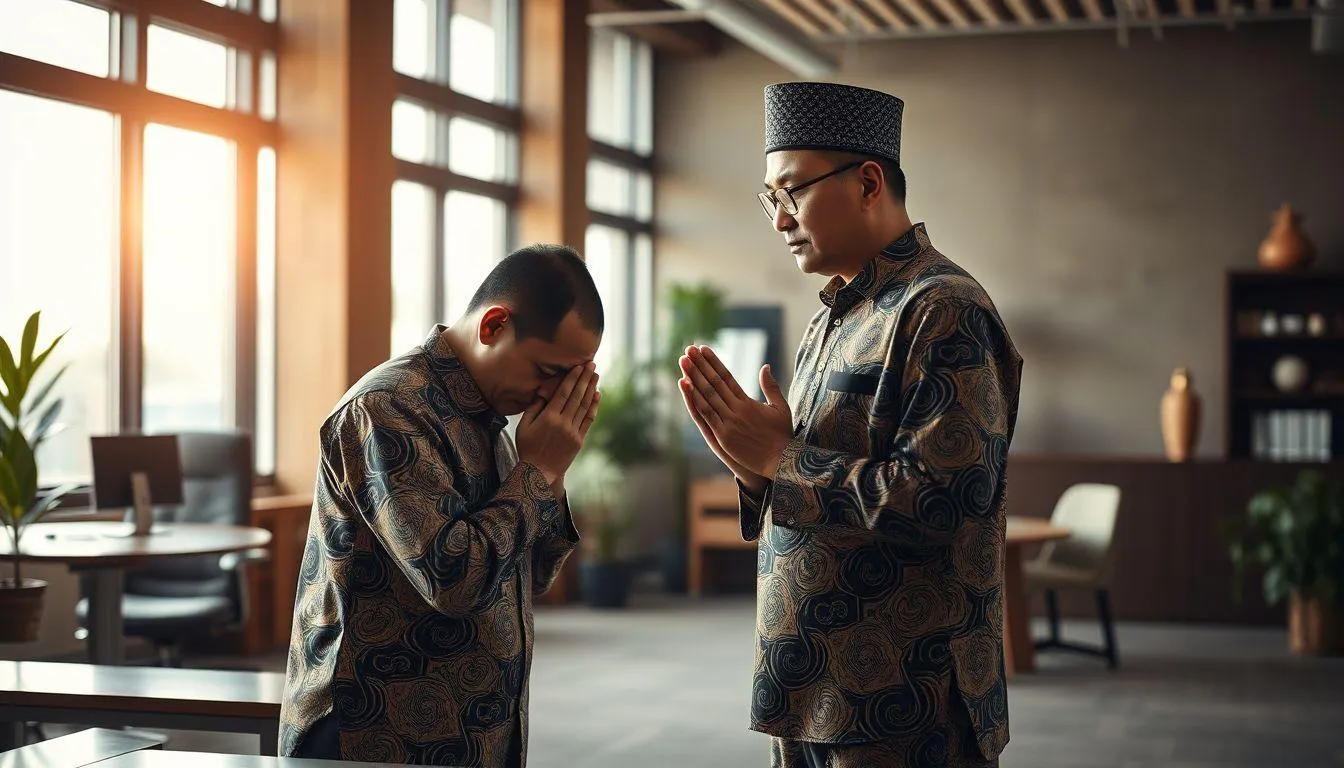 Salam Idul Fitri untuk guru dan atasan (c) Ilustrasi AI