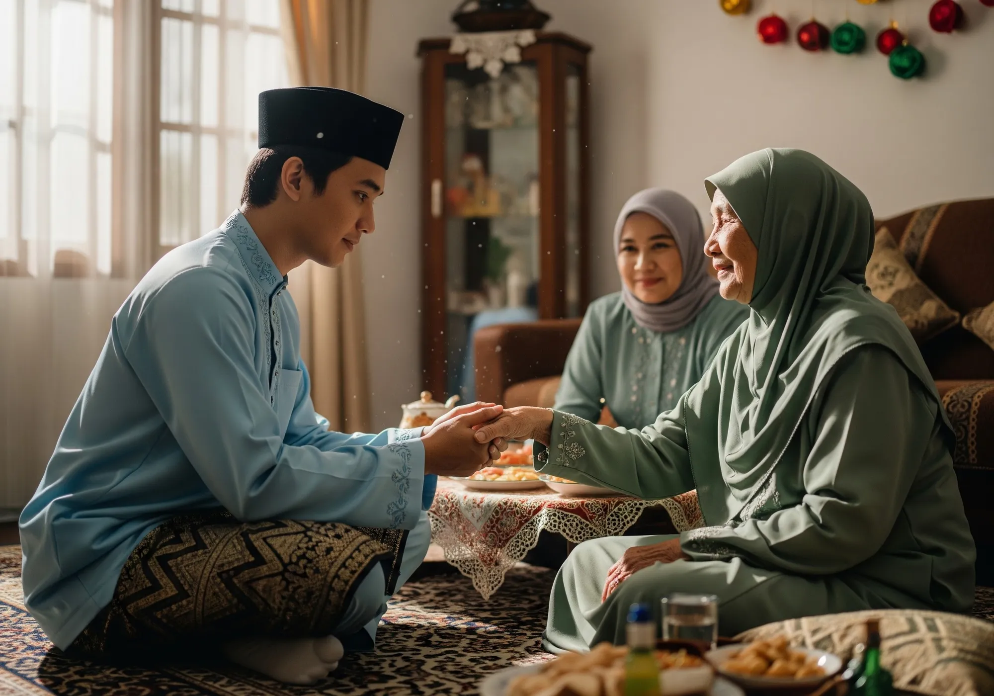 Ucapan Lebaran Unik untuk Keluarga Tercinta (c) Ilustrasi AI