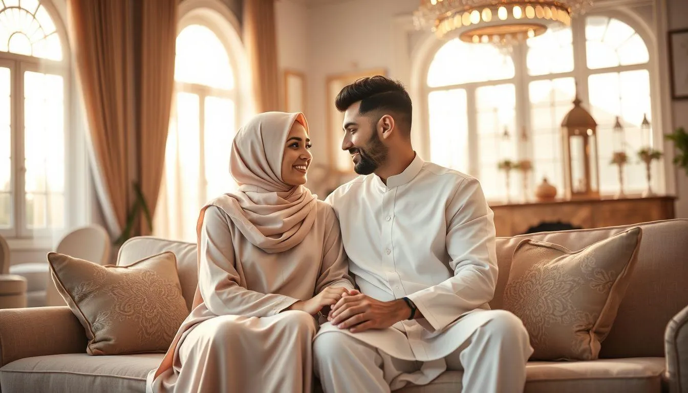 Ucapan Idul Fitri Bahasa Inggris untuk Pacar (c) Ilustrasi AI