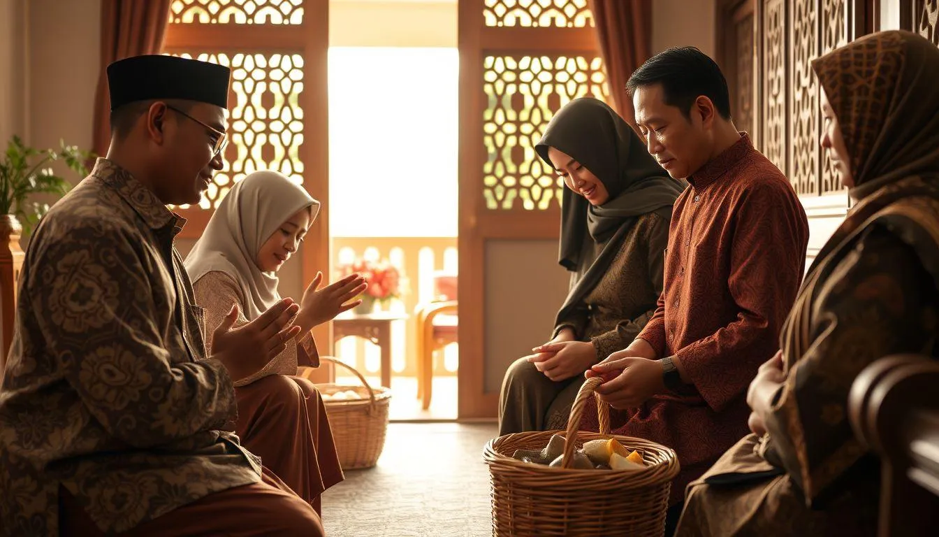 Ucapan Terima Kasih Hampers Lebaran dalam Bahasa Jawa (c) Ilustrasi AI