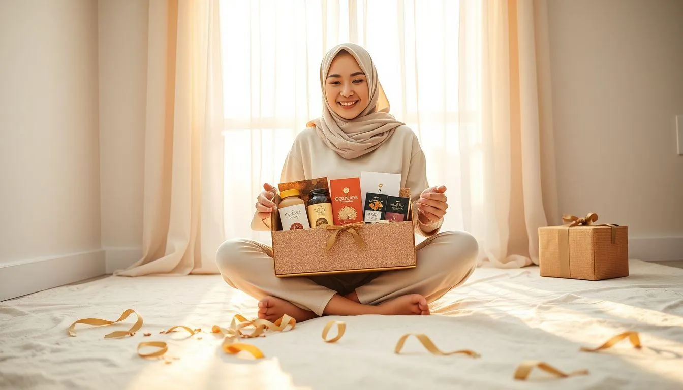 Ucapan Terima Kasih Hampers Lebaran Gaya Gen Z dan Kekinian (c) Ilustrasi AI