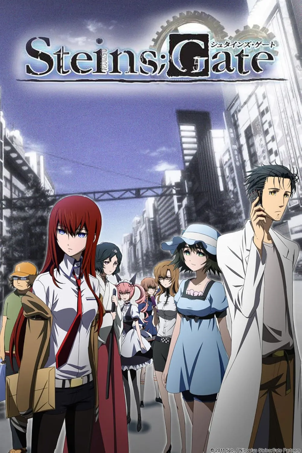 Poster anime Steins;Gate (Credit: IMDB)