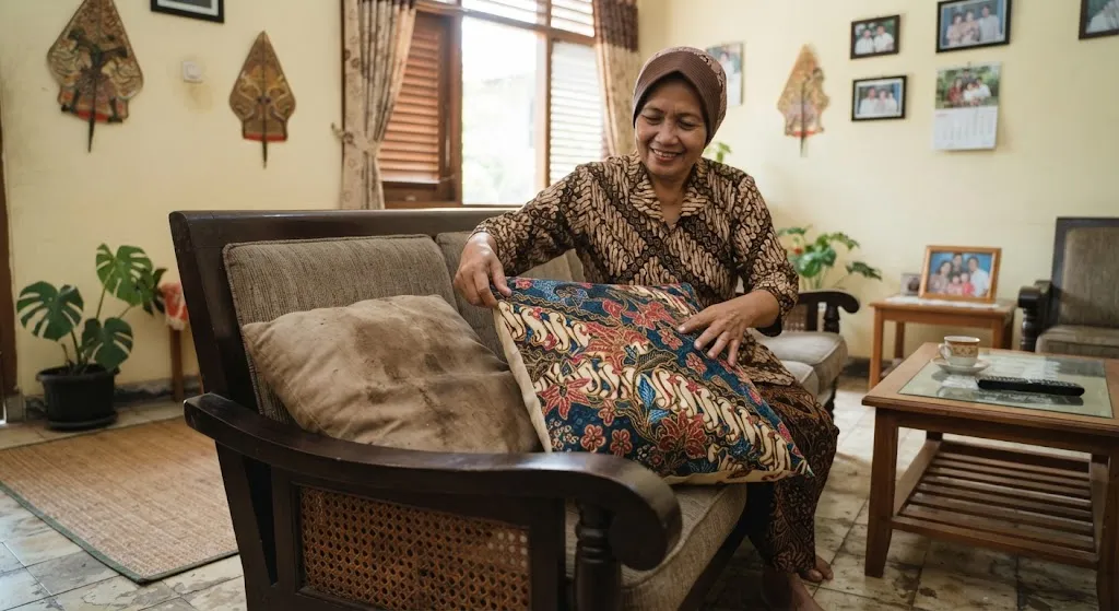 Bersihkan Sofa Secara Berkala - AI generated