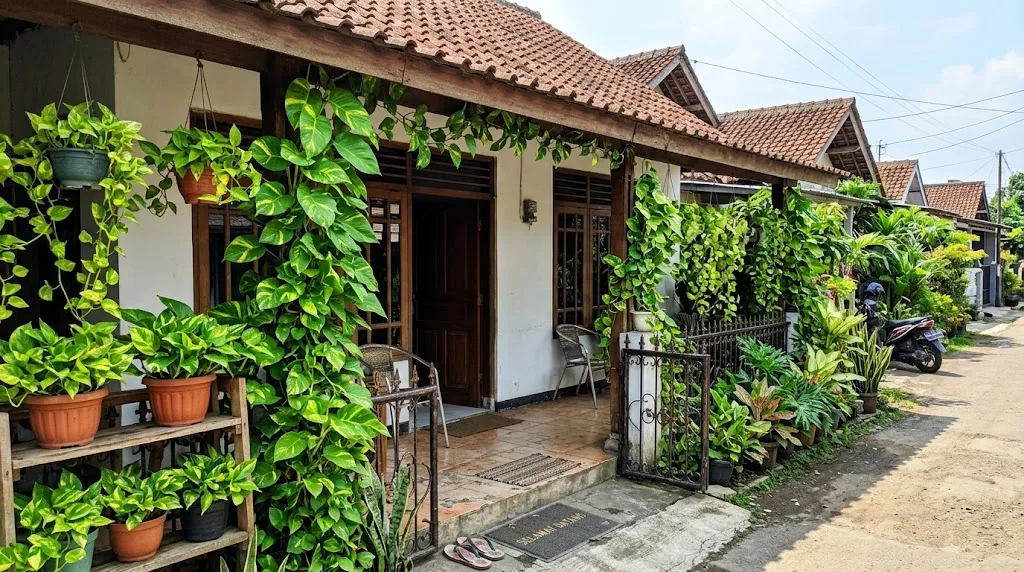 Tanaman pothos. [AI Generated]