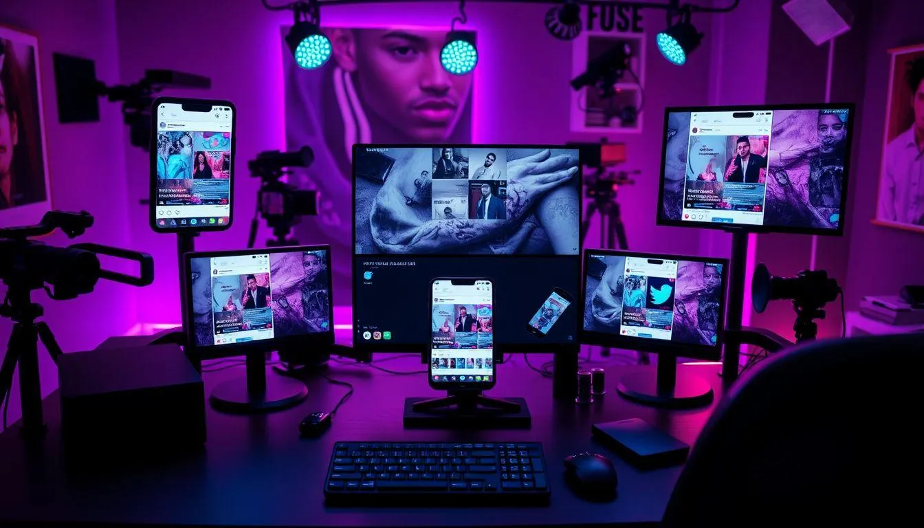 Platform Media Sosial Terbaik untuk Aesthetic Caption The Weeknd Quotes (c) Ilustrasi AI