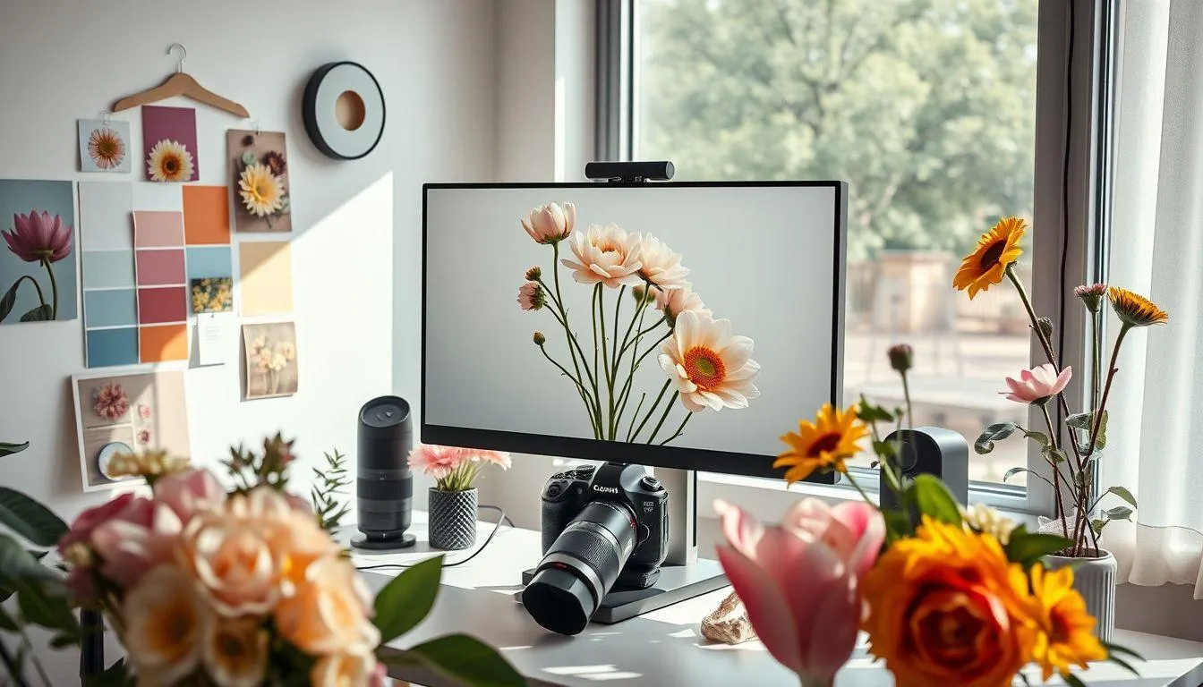 Teknik Memilih Caption yang Tepat untuk Foto Bunga (c) Ilustrasi AI