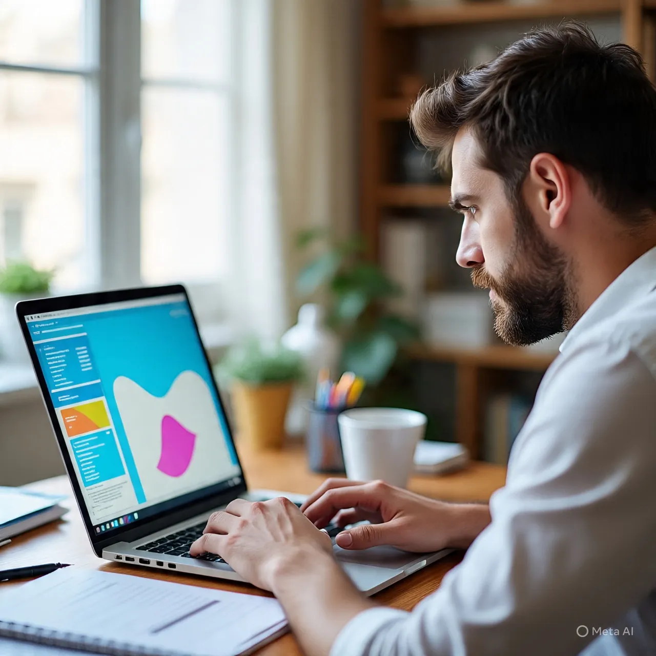 Contoh Aesthetic Simple Caption Lucu untuk Berbagai Situasi (c) Ilustrasi AI