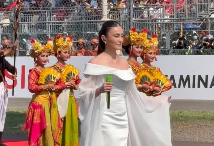 Agnez Mo di GP Mandalika (credit: instagram.com/thegpmandalika)
