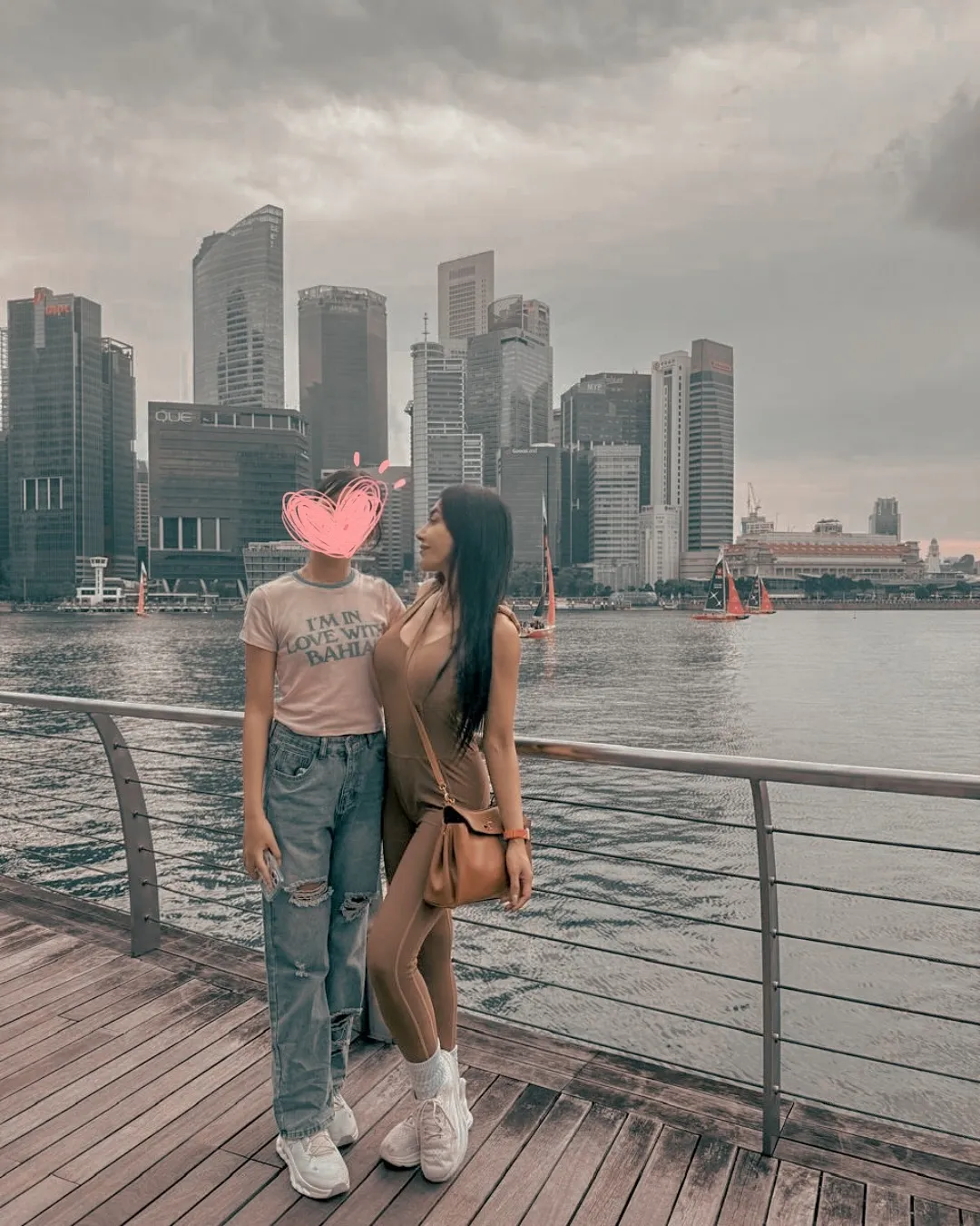 Denada dan Aisha foto bareng © instagram.com/denadaindonesia