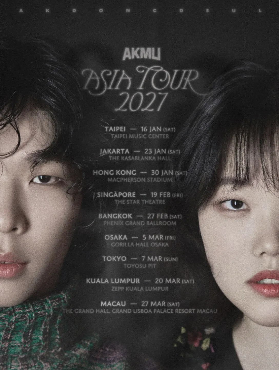 Tur Asia 2027 AKMU © Click Photos