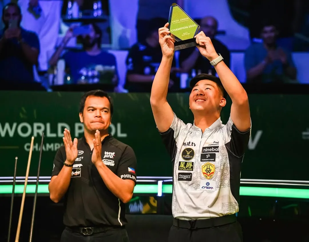 Albert Januarta jadi juara World Pool Championship Junior 2025 (Credit: Dokumentasi Pribadi)