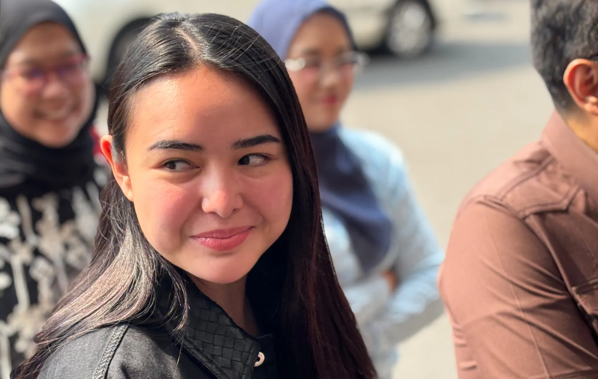 Amanda Manopo rambut tergerai © KapanLagi.com/Fikri Alfi Rosyadi