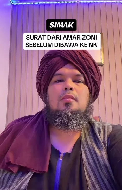 Ustaz Derry Sulaiman kala bacakan surat Ammar © instagram.com/derrysulaiman