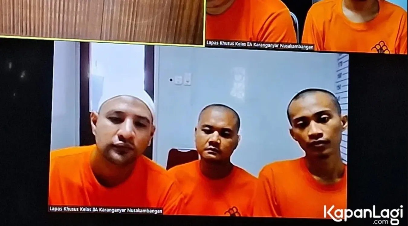 Ammar Zoni saat video call dari Nusakambangan (credit: KapanLagi.com/Fikri Alfi Rosyadi)