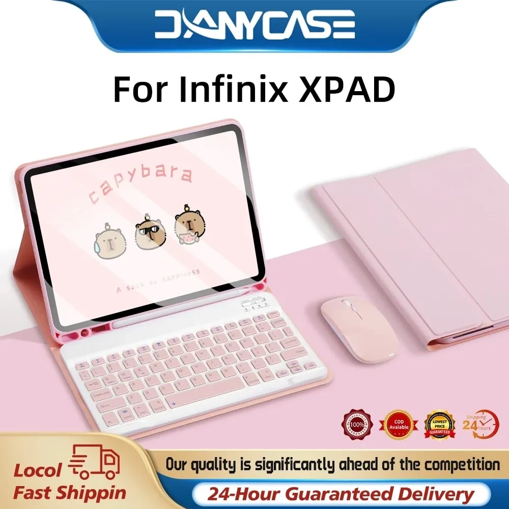 Magnetic Bluetooth Keyboard Case for Infinix XPad. (c) DANYCASE_Toko_Pilihan_Terbaik/Shopee.