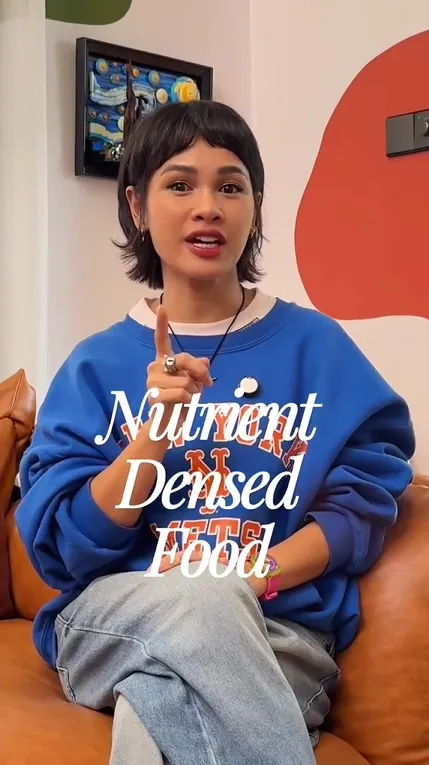 Pilih makanan yang penuh gizi (credit: instagram/andien)