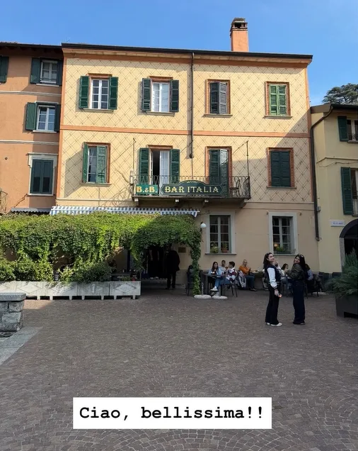 Amanda Rigby dan Arlova di Italia © instagram.com/andreastaulany