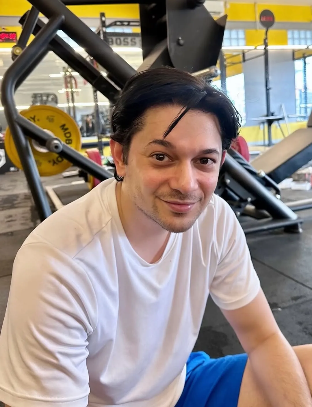 Andrew Andika di Tempat Gym (Credit:Instagram.com/andrewandika)