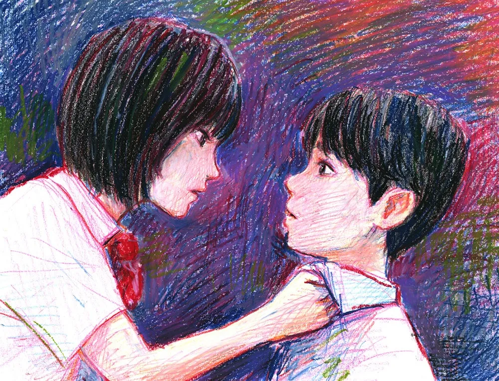 Visual 'Aku No Hana' (Credit: x.com/@modelpress)