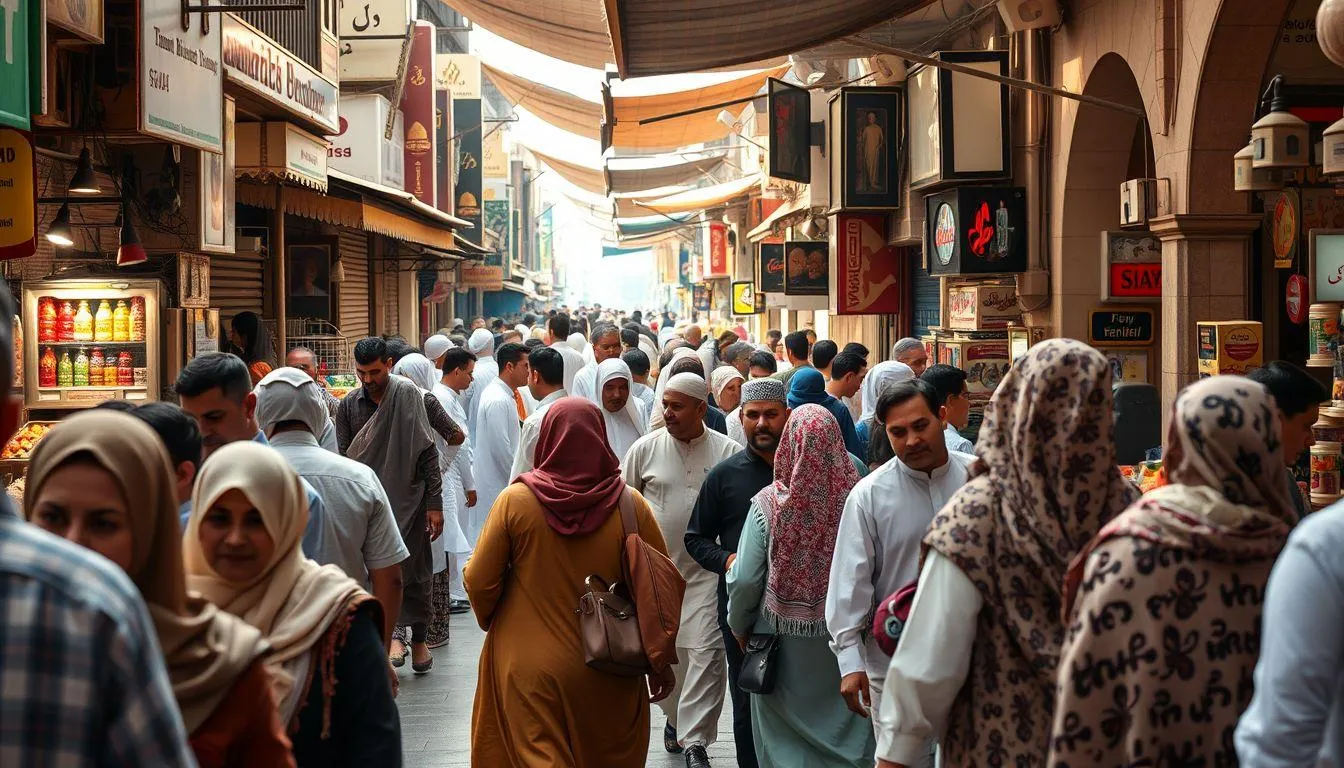 Contoh Penggunaan Afwan dalam Percakapan Sehari-hari (c) Ilustrasi AI