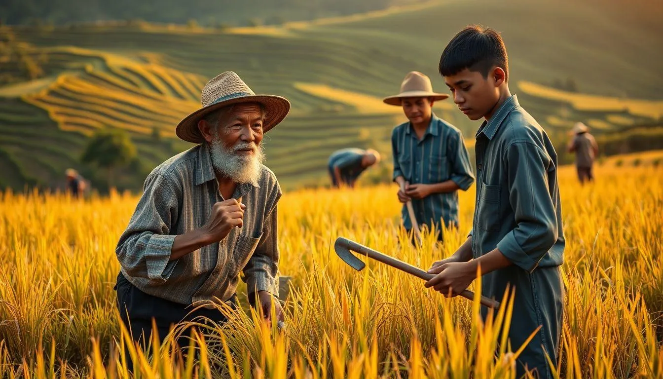 Perbedaan Ani Ani Tradisional dan Modern (c) Ilustrasi AI