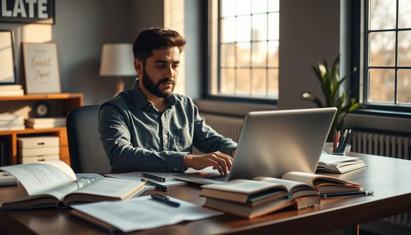 Struktur dan Komponen Artikel (c) Ilustrasi AI